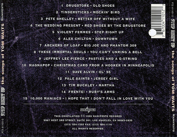 Various : Step Right Up (The Songs Of Tom Waits) (CD, Comp)