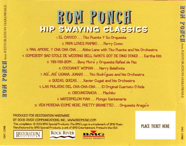 Various : Rum Punch - Hip Swinging Classics (CD, Comp)