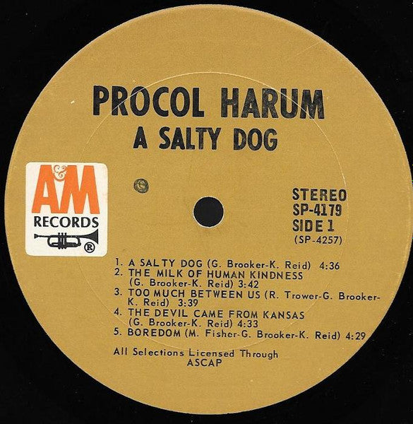 Procol Harum : A Salty Dog (LP, Album, Ter)