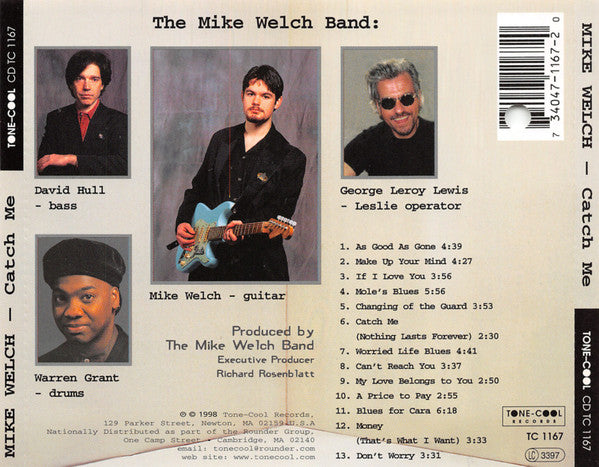 Mike Welch* : Catch Me (CD, Album)