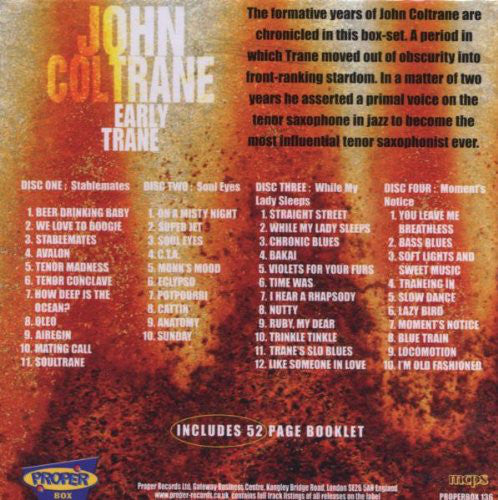 John Coltrane : Early Trane (4xCD, Comp, RM + Box)