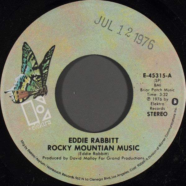 Eddie Rabbitt : Rocky Mountain Music (7")