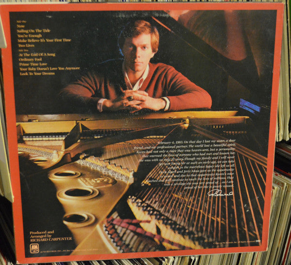 Carpenters : Voice Of The Heart (LP, Album, Club)