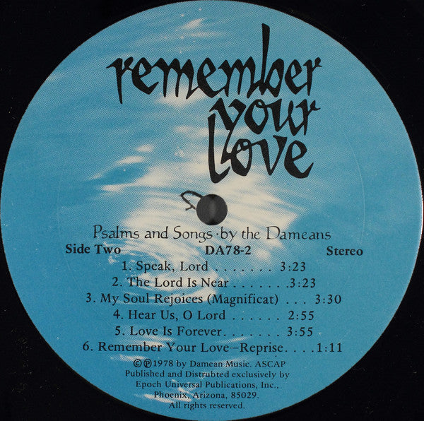 The Dameans : Remember Your Love (LP)
