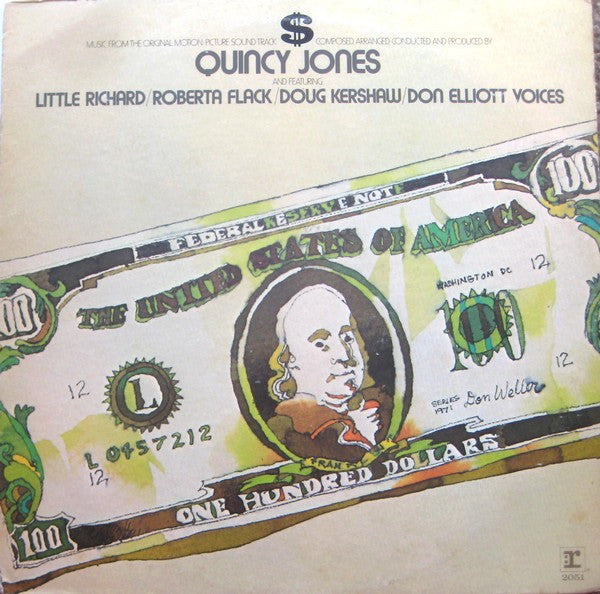 Quincy Jones : $ (Music From The Original Motion Picture Sound Track) (LP, Album)