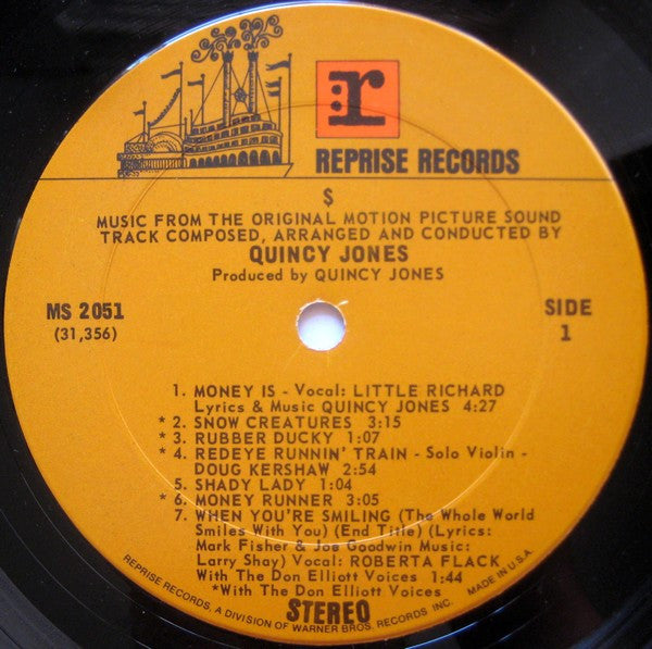Quincy Jones : $ (Music From The Original Motion Picture Sound Track) (LP, Album)