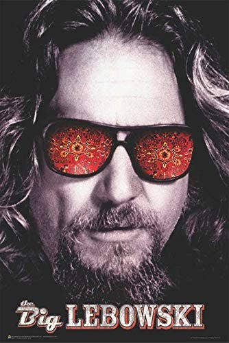 Big Lebowski "The Dude" Movie Poster - 24" x 36"