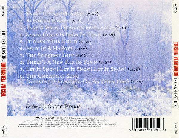 Trisha Yearwood : The Sweetest Gift (CD, Album, RE)