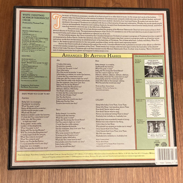 Mormon Tabernacle Choir : White Christmas (LP, Album)