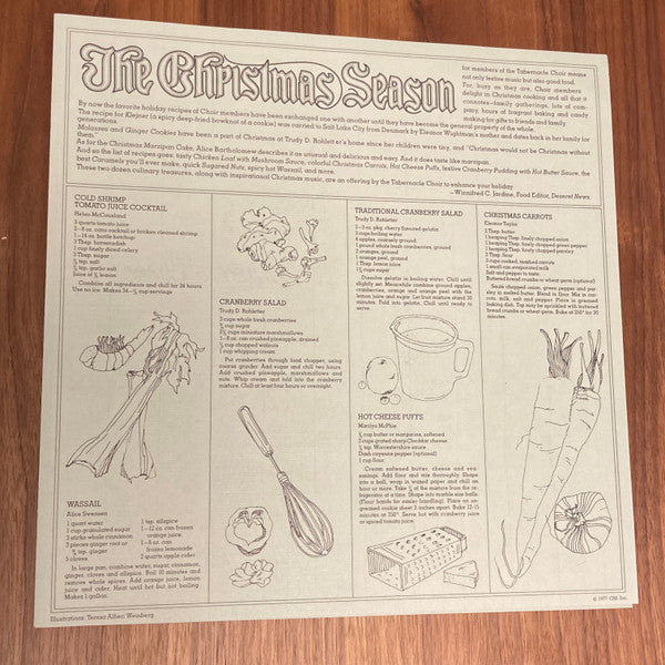 Mormon Tabernacle Choir : White Christmas (LP, Album)