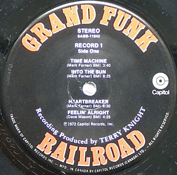 Mark, Dan,& Mel 1969-71 Grand Funk hot Railroad vintage vinyl record LPs LIKE NEW