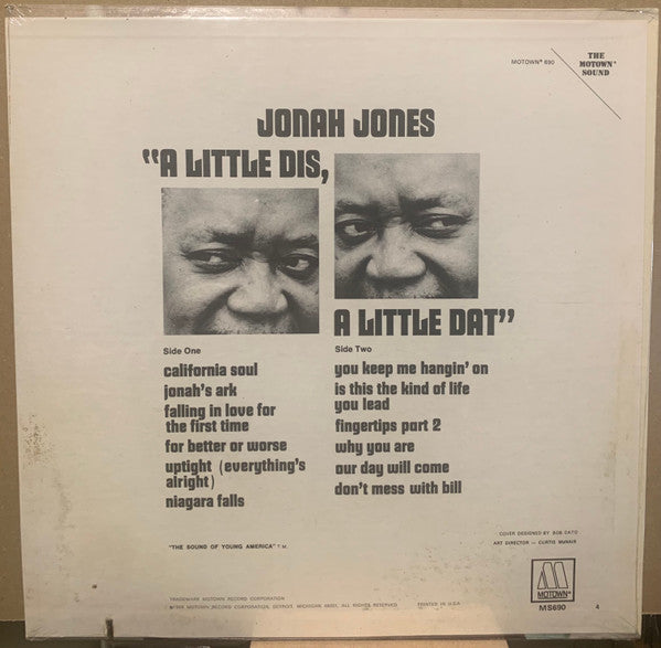 Jonah Jones : A Little Dis, A Little Dat (LP, Album)