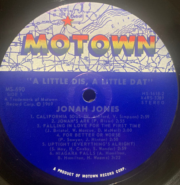 Jonah Jones : A Little Dis, A Little Dat (LP, Album)