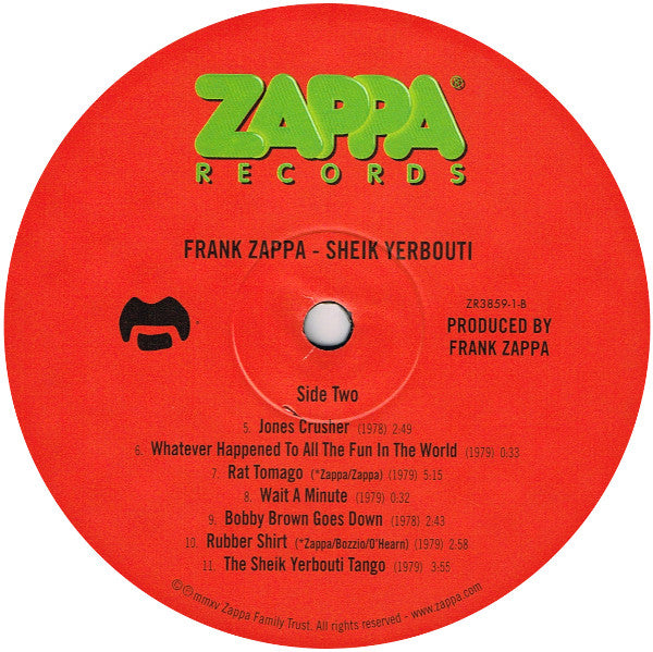 Frank Zappa : Sheik Yerbouti (2xLP, Album, RE, RM, 180)