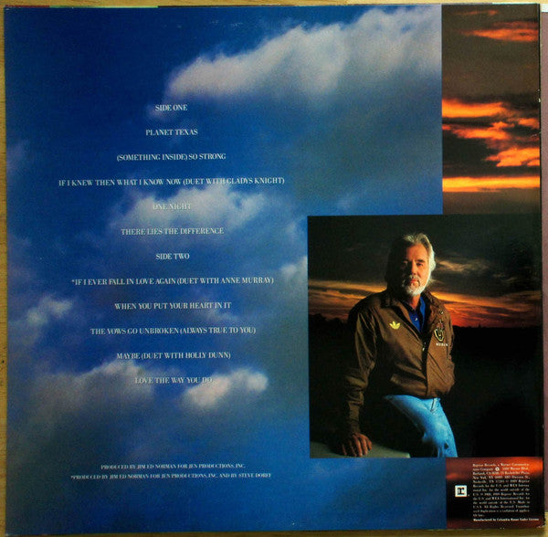 Kenny Rogers : Something Inside So Strong (LP, Album, Club)