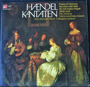 Georg Friedrich Händel, Elly Ameling, Halina Lukomska, Theo Altmeyer, Collegium Aureum : Haendel Kantaten  (2xLP, Album, Dou)