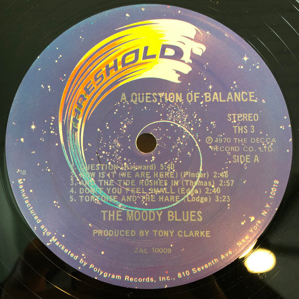 The Moody Blues : A Question Of Balance (LP, Album, 18 )