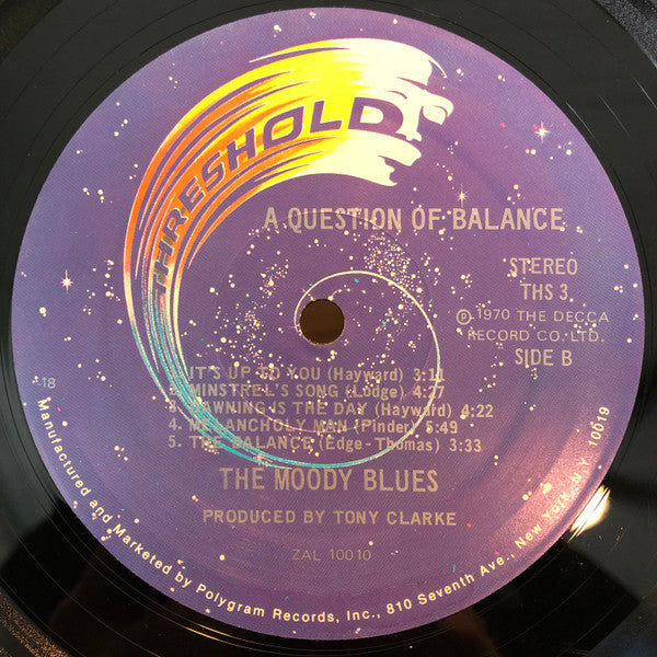 The Moody Blues : A Question Of Balance (LP, Album, 18 )