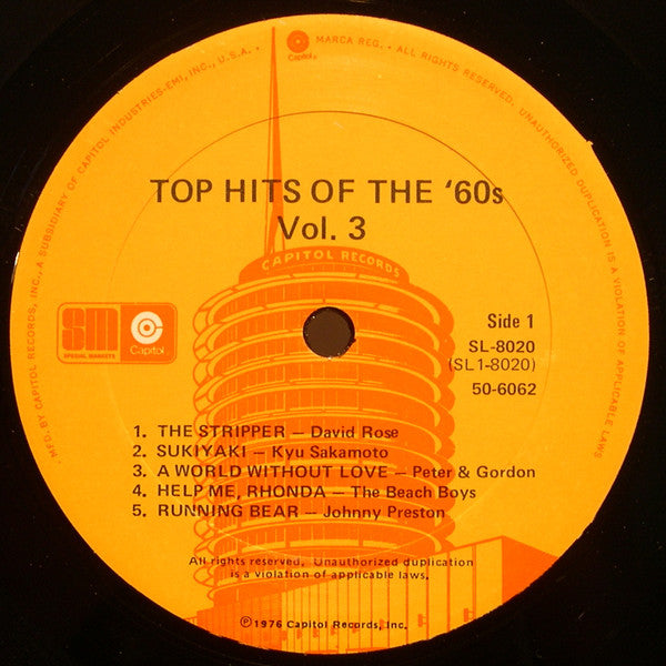 Various : Top Hits of the 60s Vol. 3 (LP, Comp)