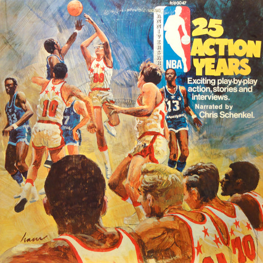 Chris Schenkel : 25th Anniversary, NBA, 25 Action Years (LP)