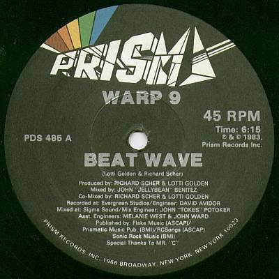 Warp 9 : Beat Wave (12", Single)