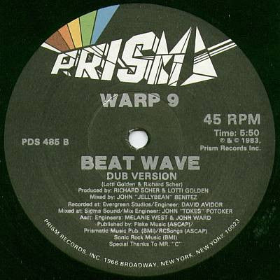 Warp 9 : Beat Wave (12", Single)