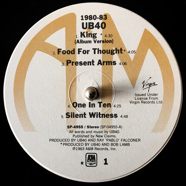 UB40 : 1980-1983 (LP, Comp, R =)