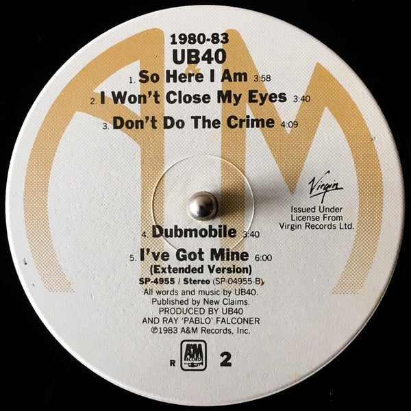 UB40 : 1980-1983 (LP, Comp, R =)