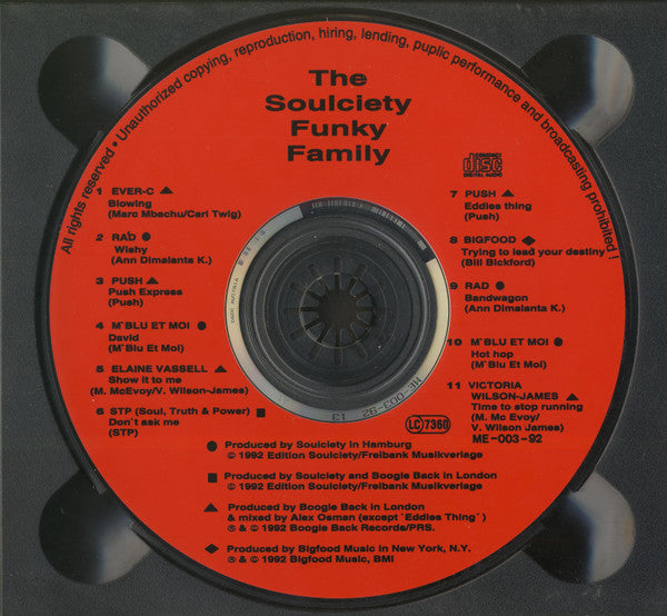 Various : The Soulciety Funky Family (CD, Comp)