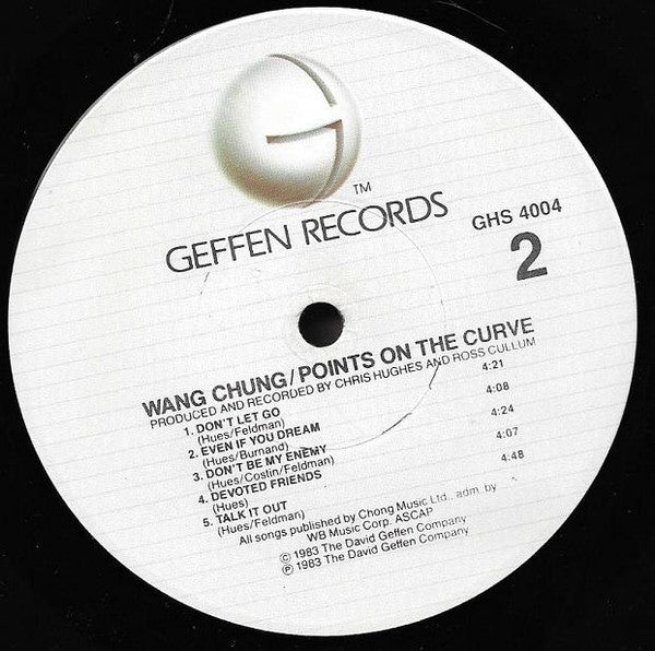 Wang Chung : Points On The Curve (LP, Album, Win)