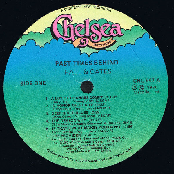 Daryl Hall & John Oates : Past Times Behind (LP, Comp, She)