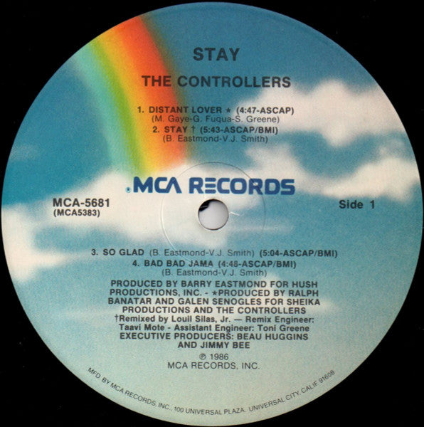 The Controllers (2) : Stay (LP, Album, Pin)