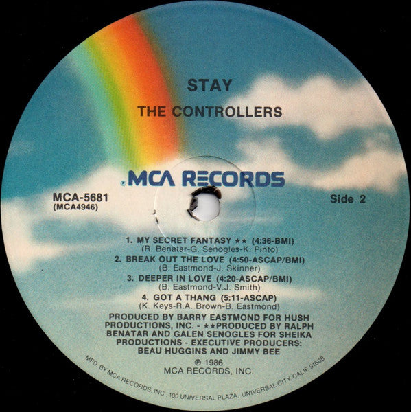 The Controllers (2) : Stay (LP, Album, Pin)