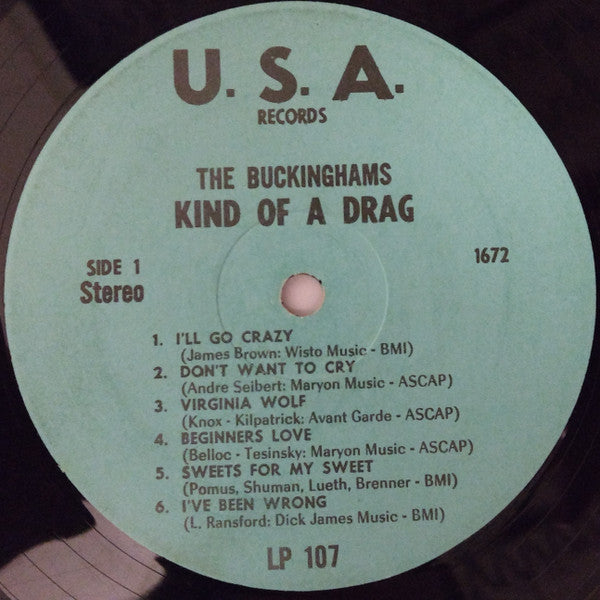 The Buckinghams : Kind Of A Drag (LP, Album)