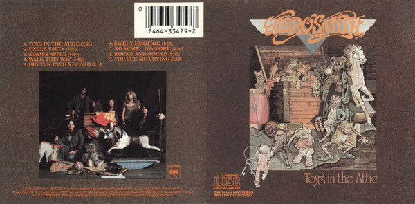 Aerosmith : Toys In The Attic (CD, Album, RE, Dig)