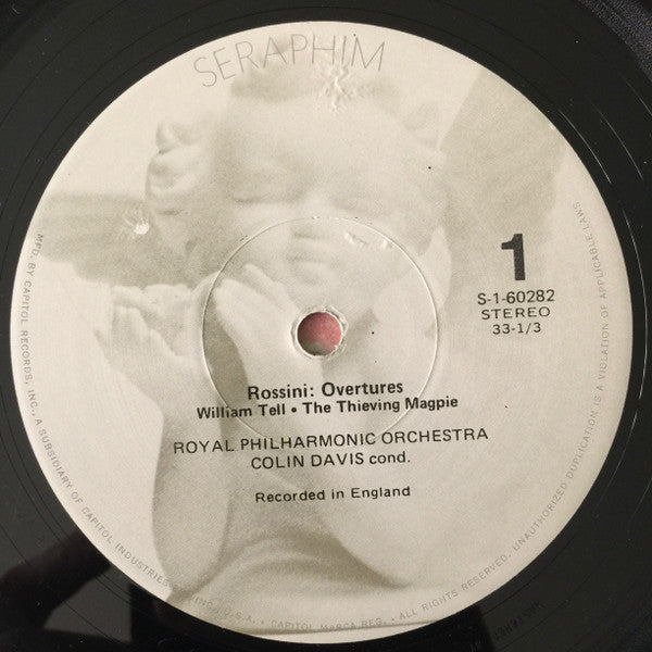 Rossini* - Royal Philharmonic Orchestra / Colin Davis* : Rossini Overtures (LP)