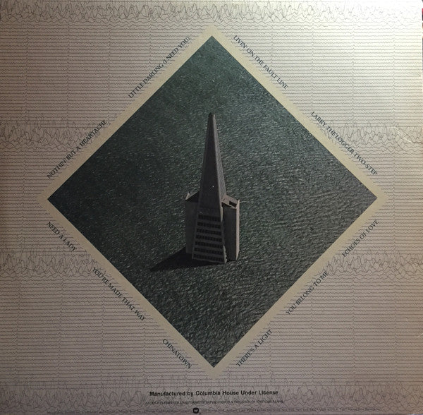 The Doobie Brothers : Livin' On The Fault Line (LP, Album, Club, RE)