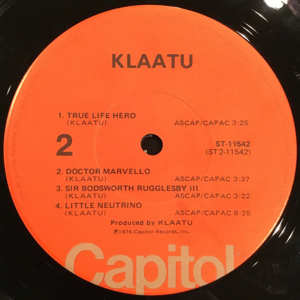 Klaatu : Klaatu (LP, Album, Jac)