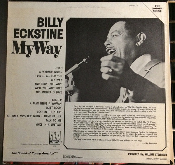 Billy Eckstine : My Way (LP, Album)