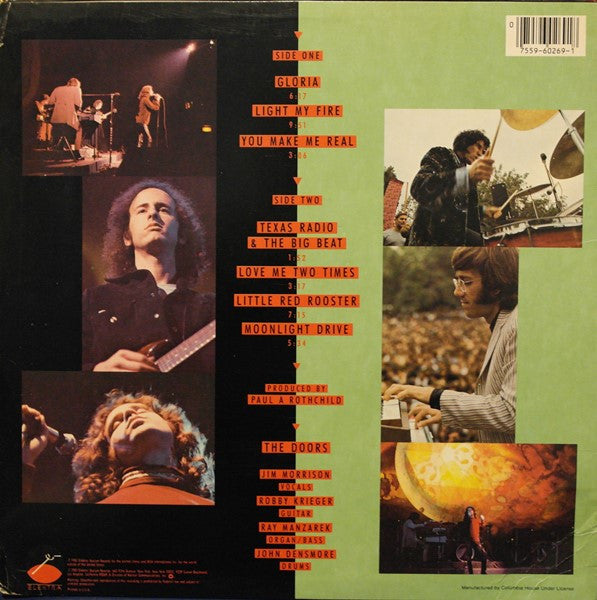 The Doors : Alive, She Cried (LP, Album, Club, Col)