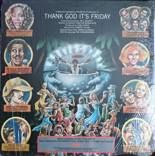 Various : Thank God It's Friday (The Original Motion Picture Soundtrack) (2xLP, Album + 12", S/Sided, Single)