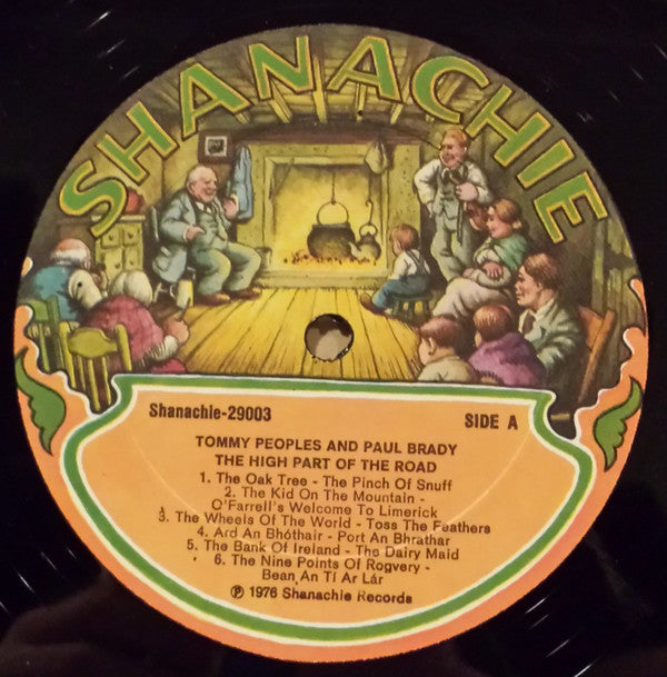 Tommy Peoples & Paul Brady : The High Part Of The Road (LP, Album)