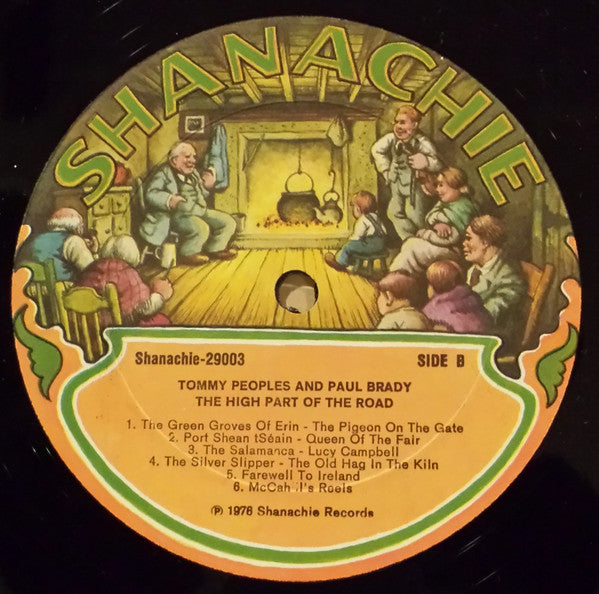 Tommy Peoples & Paul Brady : The High Part Of The Road (LP, Album)