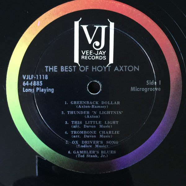 Hoyt Axton : The Best Of Hoyt Axton (LP, Comp, Mono)