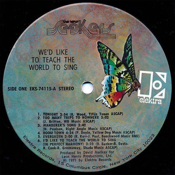 The New Seekers : We'd Like To Teach The World To Sing (LP, Album, Ter)