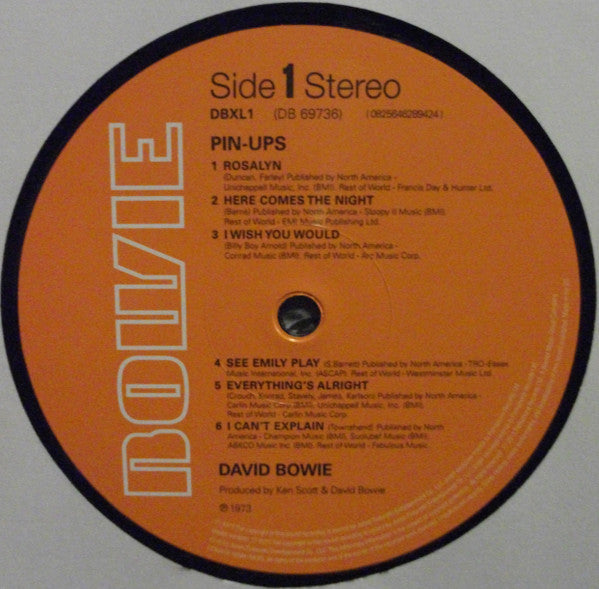 Bowie* : Pinups (LP, Album, RE, RM, 180)