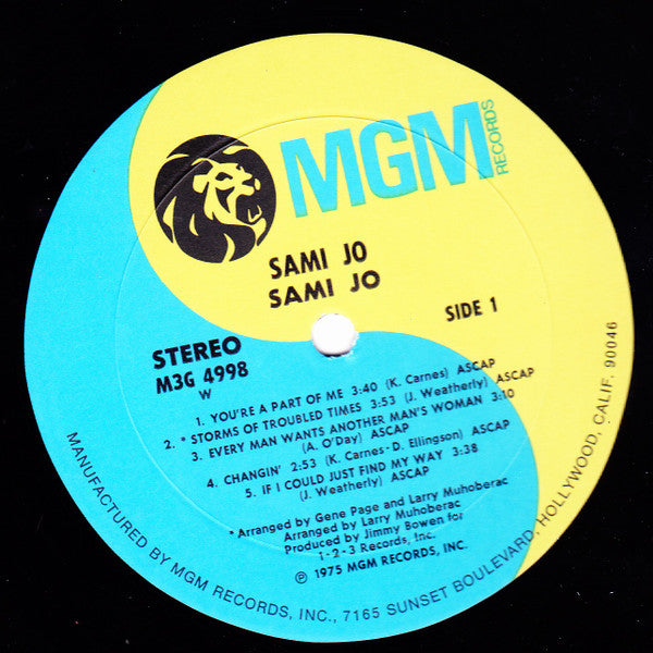 Sami Jo : Sami Jo (LP, Album)