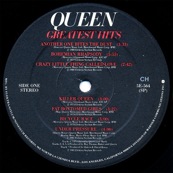 Queen : Greatest Hits (LP, Comp, Club, SP)