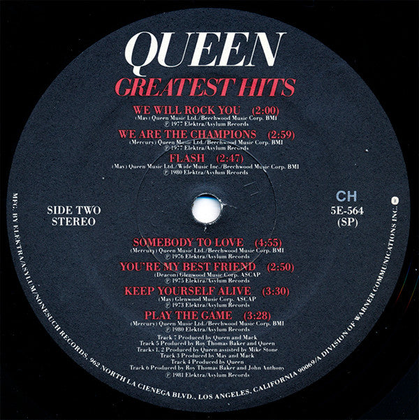 Queen : Greatest Hits (LP, Comp, Club, SP)