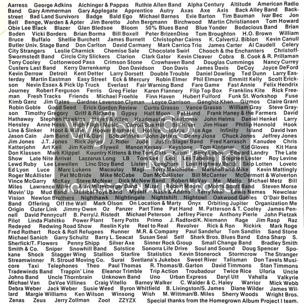 Various : WFBQ 95 Karma Homegrown Album Project I (LP, Comp)